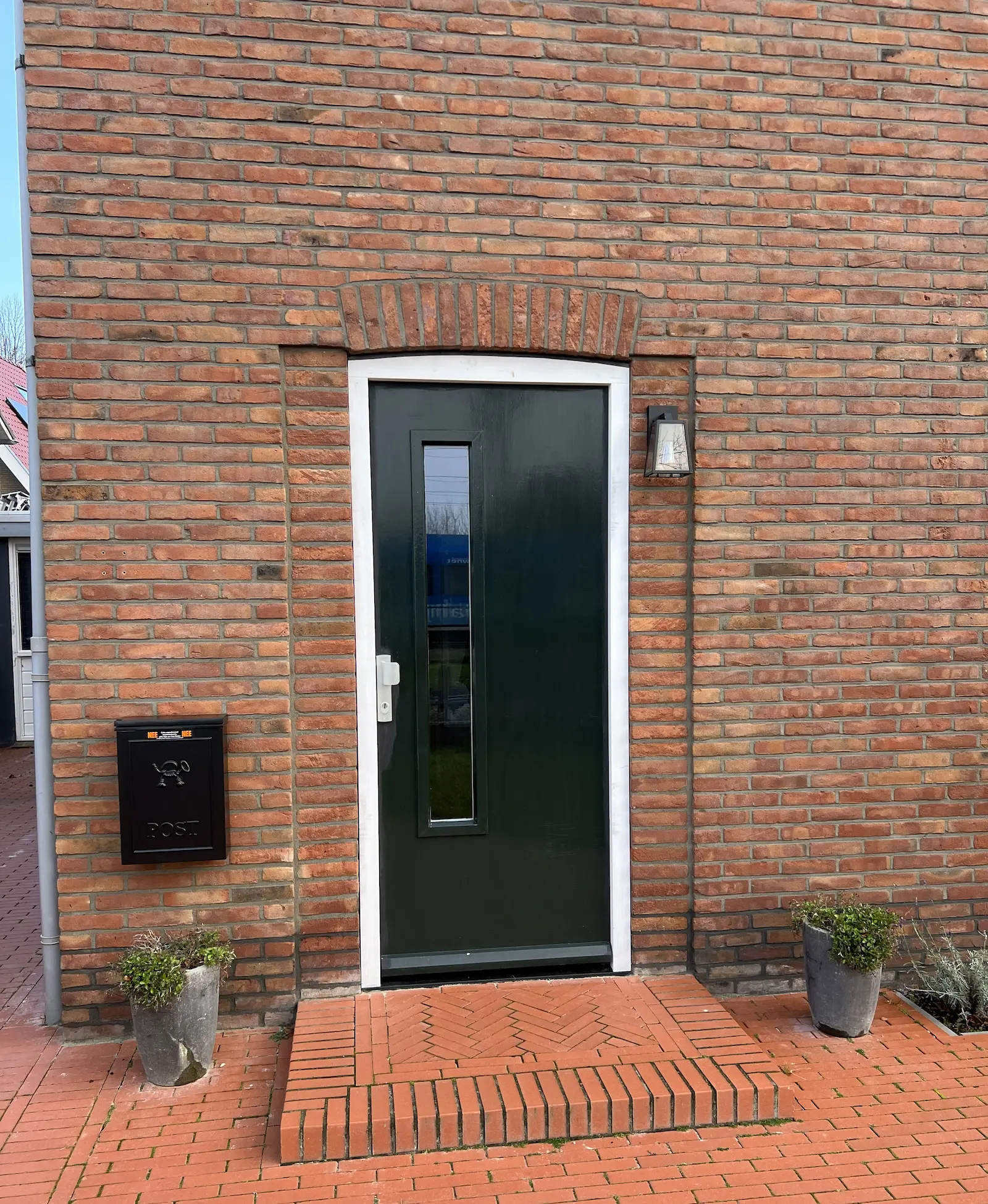Na het zandstralen